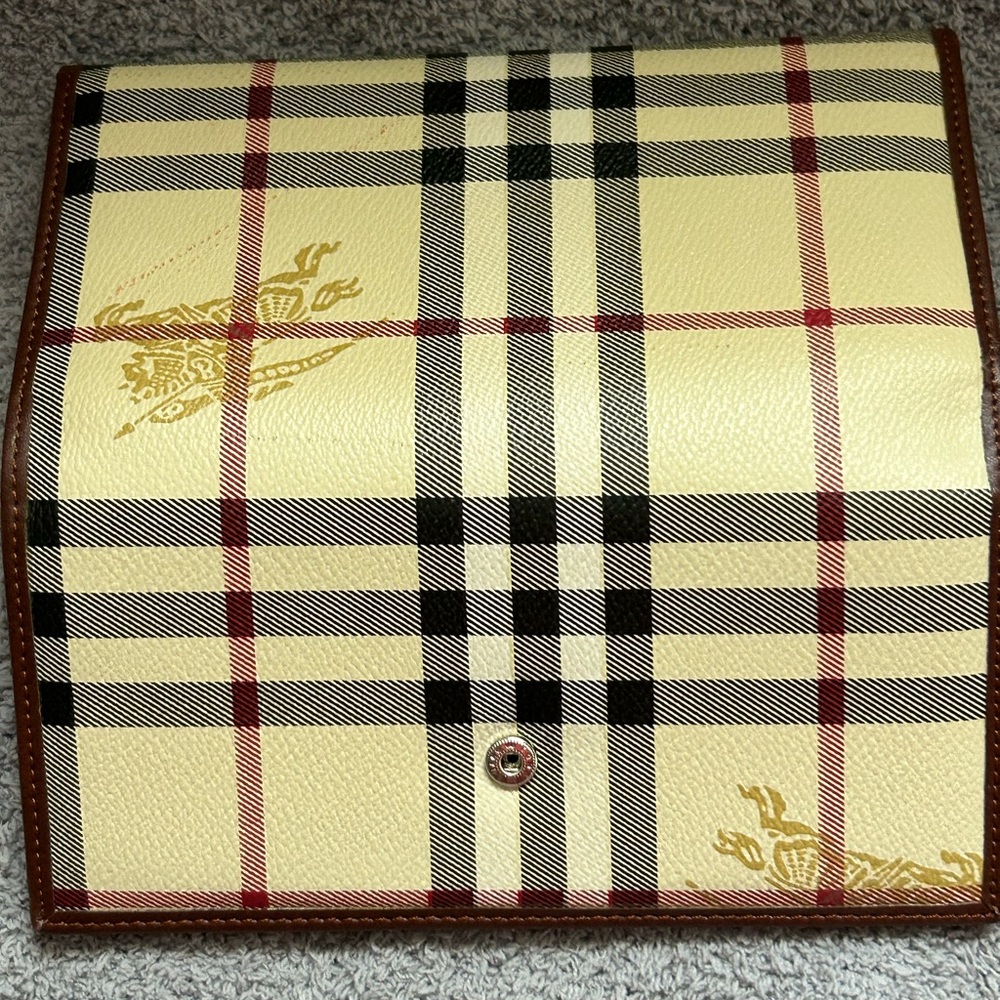 Burberry Tan Leather Card Holder